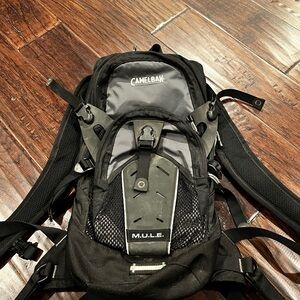 CamelBak M.U.L.E. Black and Gray Backpack